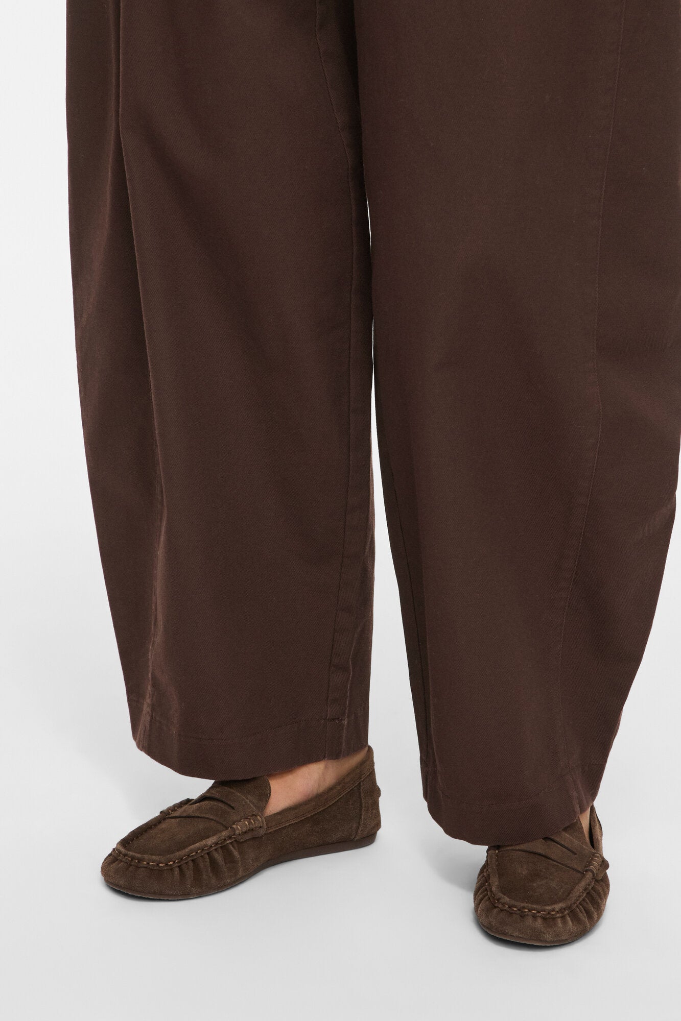 Vijemma barrel jeans – Coffee Bean